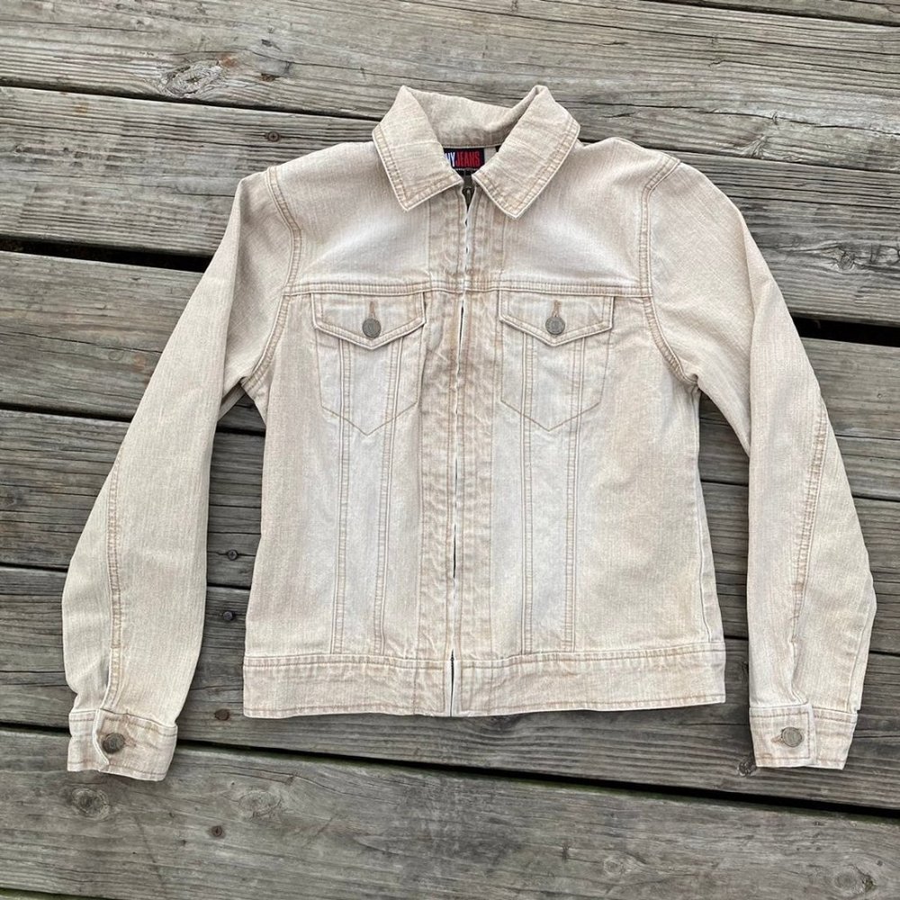 Vintage Khaki Jean Jacket